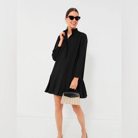 TUCKERNUCK Black Crepe Tate Dress - Picture 1 of 14